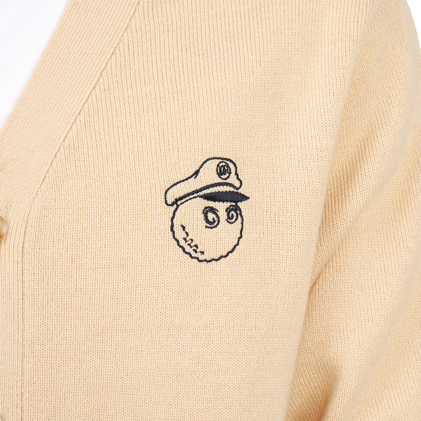 말본골프(MALBON GOLF) [골프] 요트 클럽 남자 울 가디건 M 7537 SAN