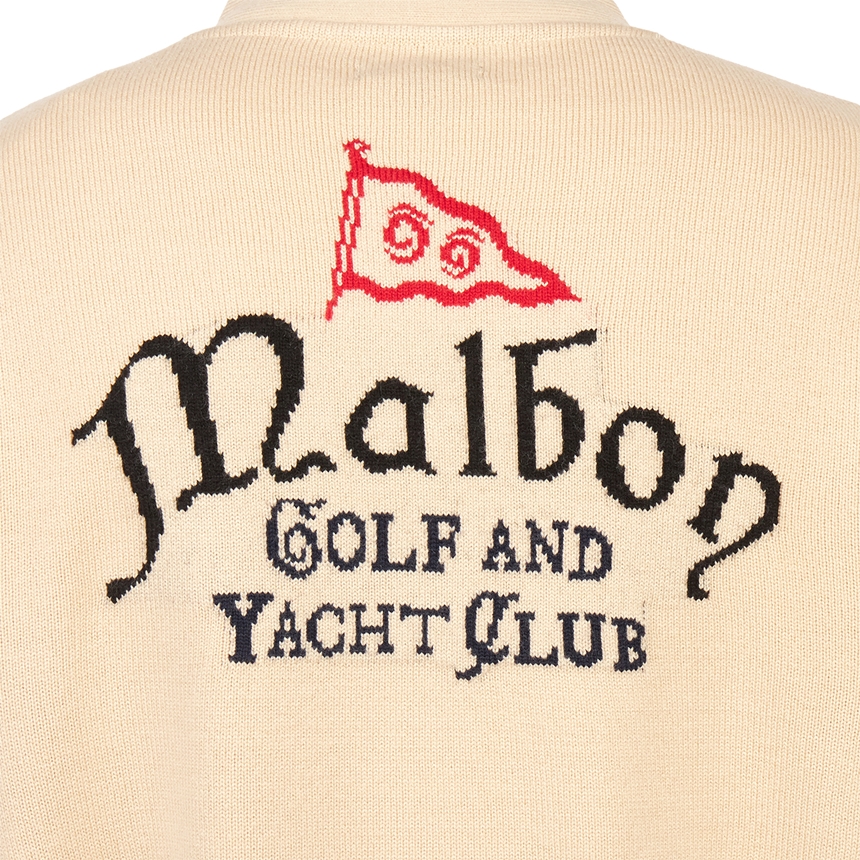 말본골프(MALBON GOLF) [골프] 요트 클럽 남자 울 가디건 M 7537 SAN