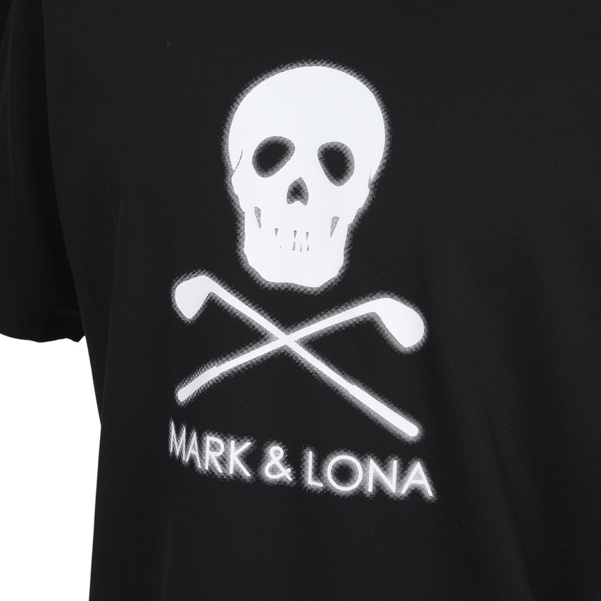 마크앤로나(MARK & LONA) 골프웨어 남성 모크넥 반팔티셔츠 MLM 6A AA03 BLACK