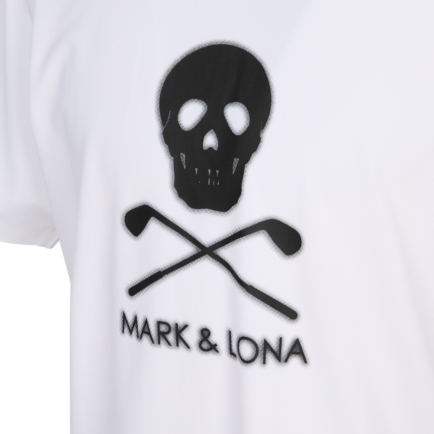 마크앤로나(MARK & LONA) 골프웨어 남성 모크넥 반팔티셔츠 MLM 6A AA03 WHITE