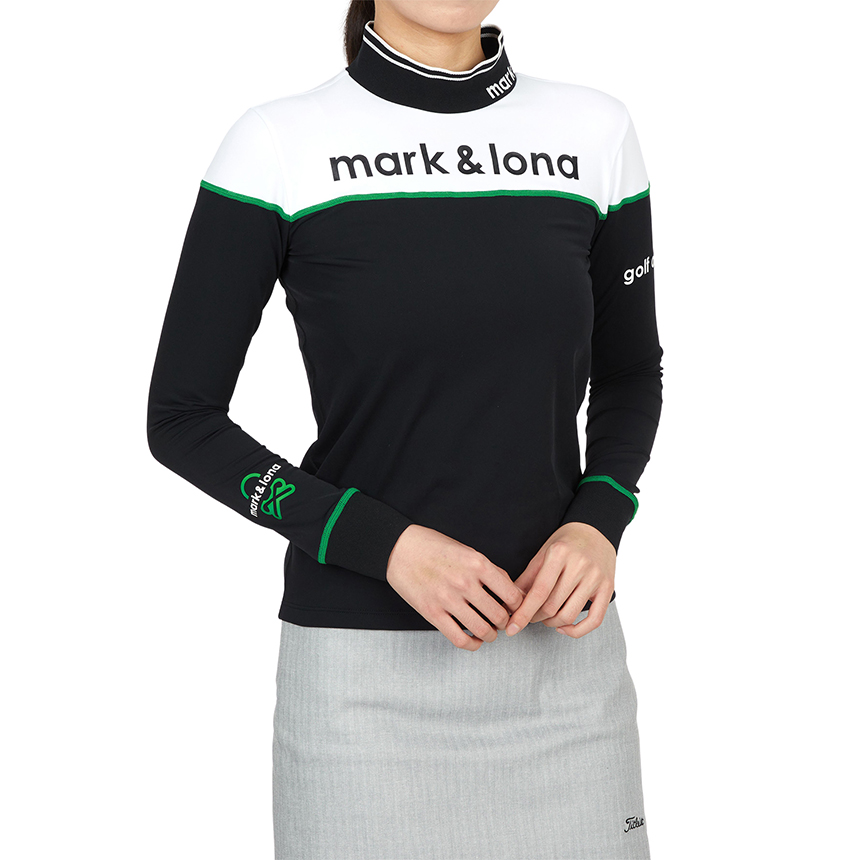 마크앤로나(MARK & LONA) 골프웨어 여성 긴팔티셔츠 MLW 5C AU03 BLACK
