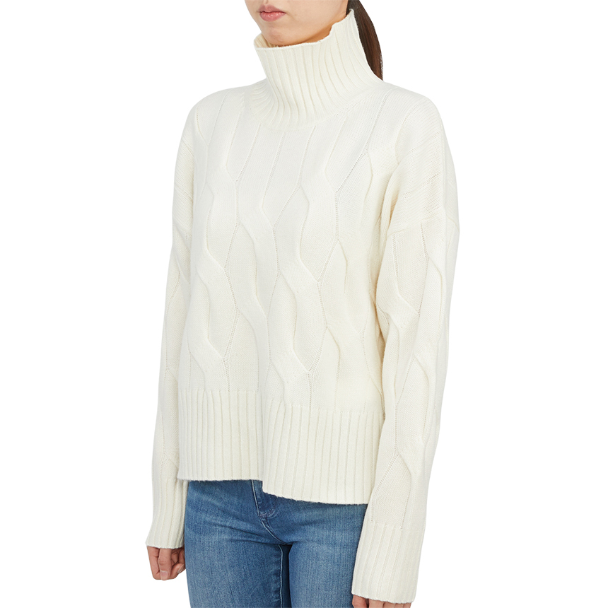 막스마라(MAX MARA) 엘가 여자 하이넥 울 캐시미어 스웨터 릴렉스핏 63660123650 ELGAR 001