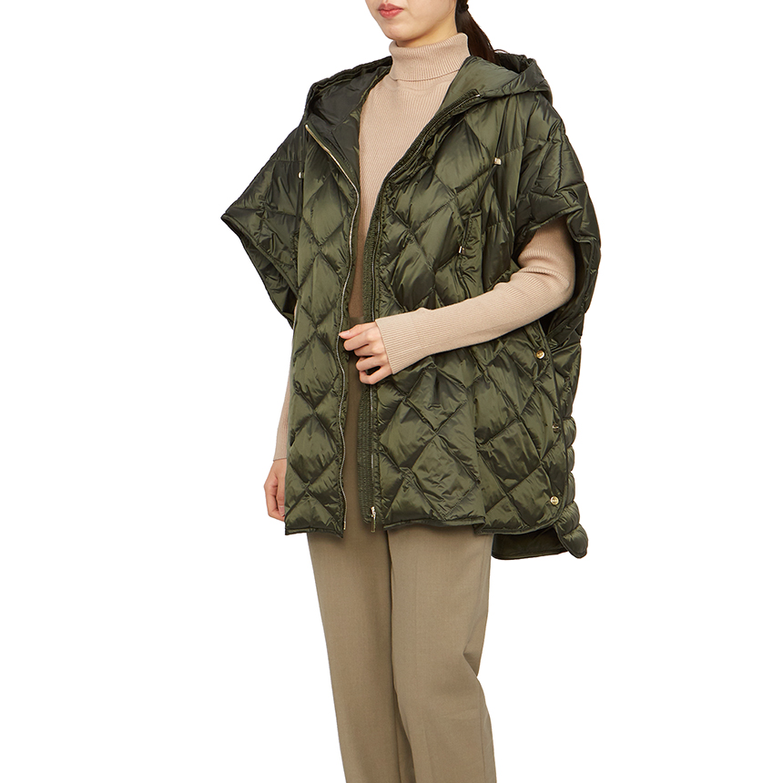막스마라(MAX MARA) 패딩 케이프 97360436670 TREMAN 076