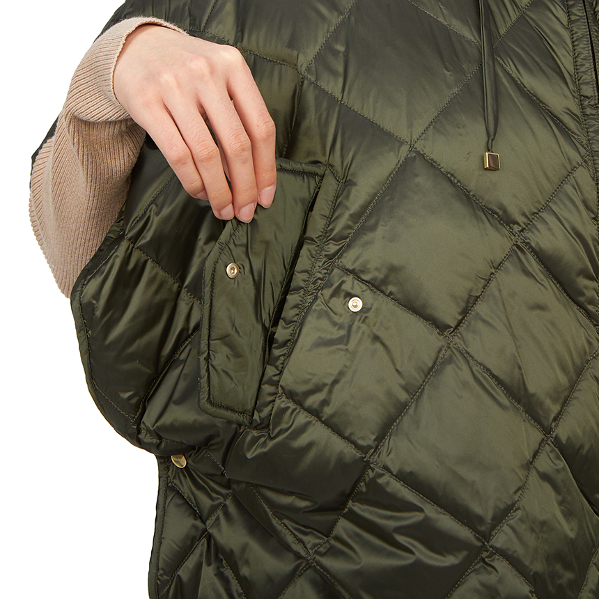 막스마라(MAX MARA) 패딩 케이프 97360436670 TREMAN 076