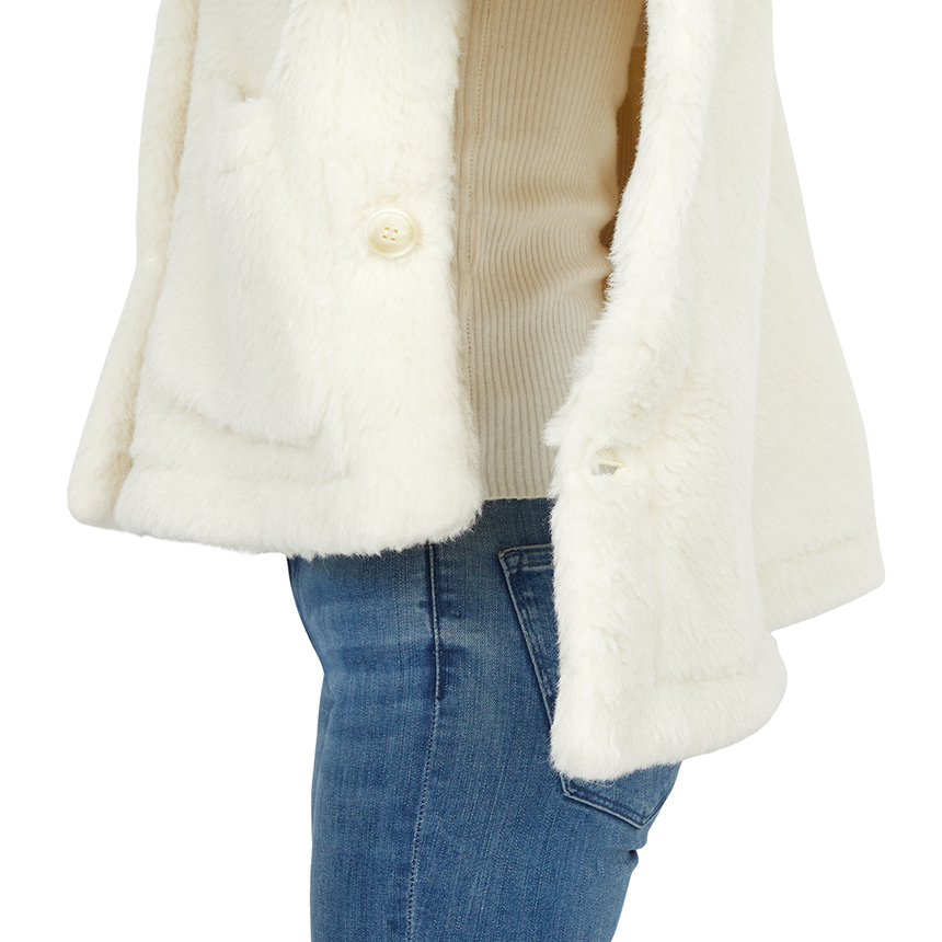 막스마라(MAX MARA) 뉴테르조1 테디 케이프 코트 NEWTERZO1 001 2524736062