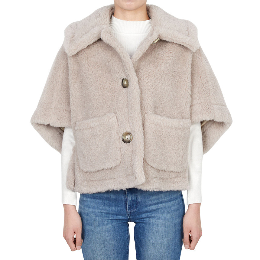 막스마라(MAX MARA) 뉴테르조1 테디 케이프 코트 NEWTERZO1 002 2524736062