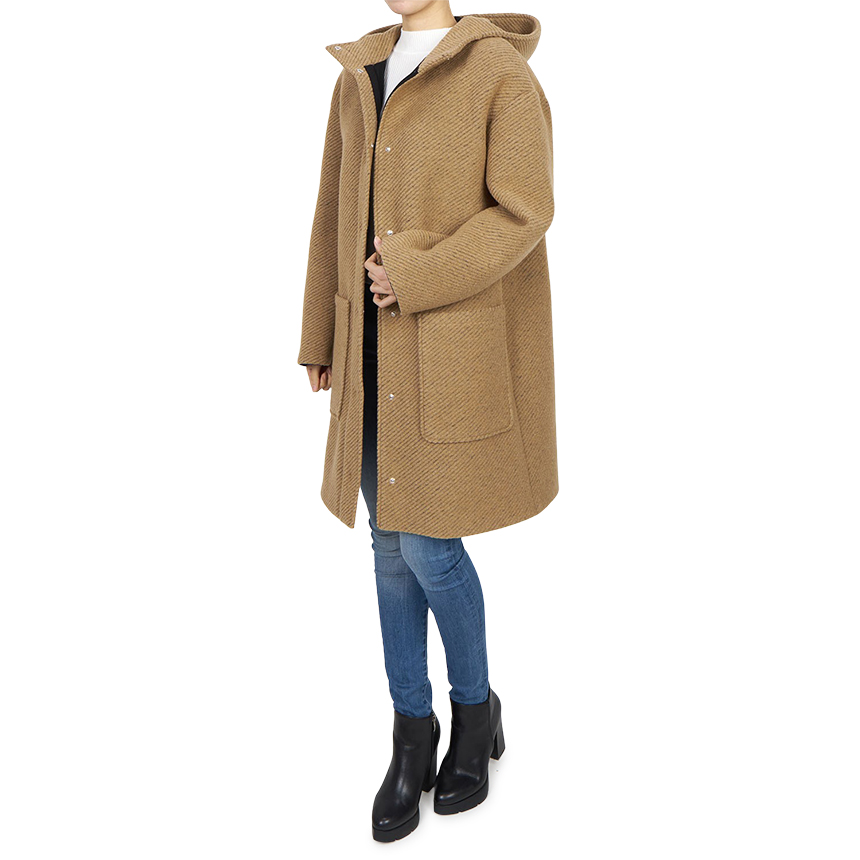 막스마라 레저(MAX MARA LEISURE) 탄탈로 후드 코트 TANTALO 001 2526906028