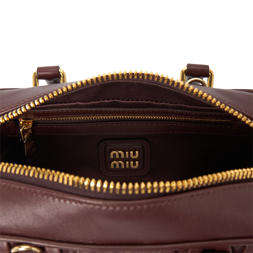 미우미우(MIUMIU) 아르카디 마테라쎄 여성 토트백 5BB142 AN88 F0007 OON