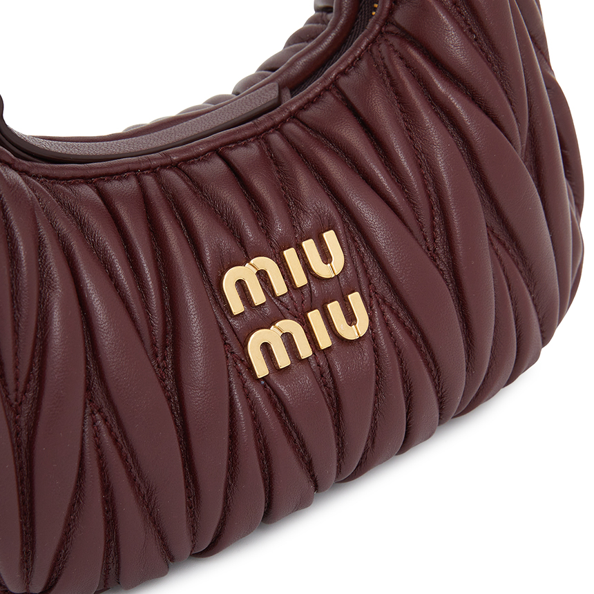 미우미우(MIUMIU) 완더 마테라쎄 여성 호보백 5BP078 AN88 F0007 OOO