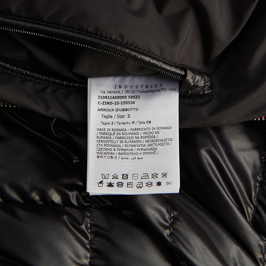 몽클레어(MONCLER) 아룩스 남자 패딩 점퍼 봄버 자켓 레귤러핏 1A00005 595ZJ 999