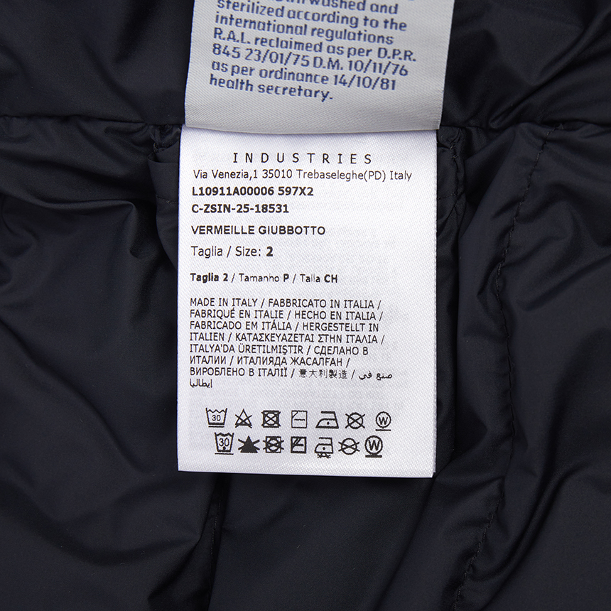 몽클레어(MONCLER) 베르메유 남성 패딩 점퍼 1A00006 597X2 779 L1091