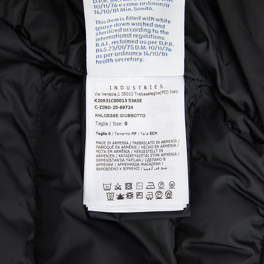 몽클레어(MONCLER) 클로에쎄 여성 롱 패딩 점퍼 1C00013 53A5E 999 K2093