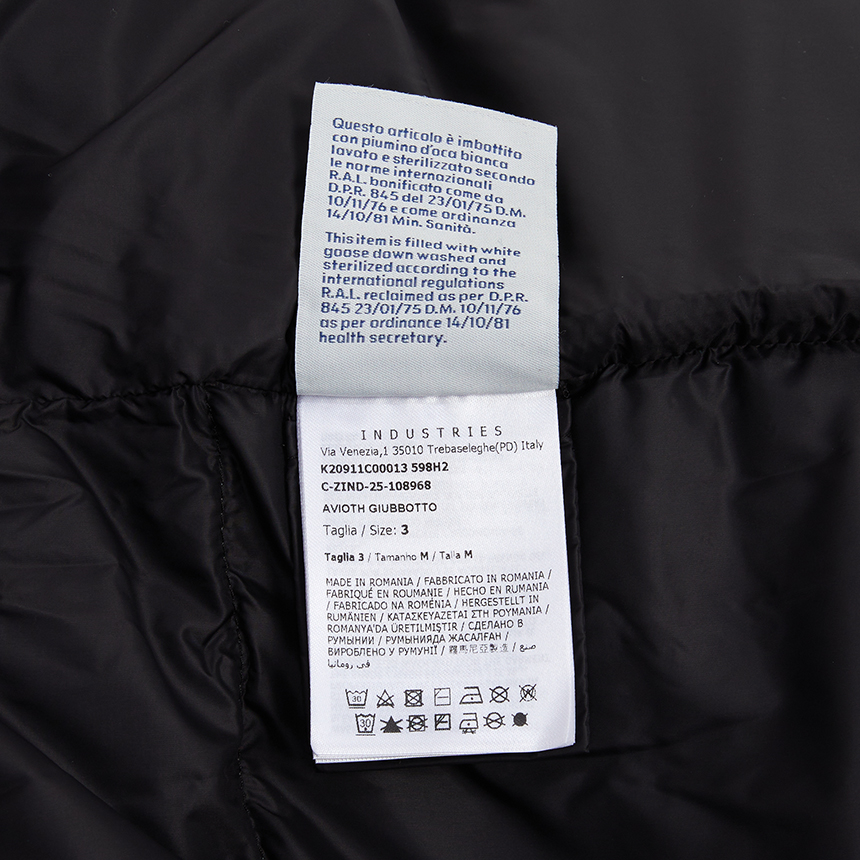 몽클레어(MONCLER) 아비오 남성 롱 패딩 1C00013 598H2 999 K2091
