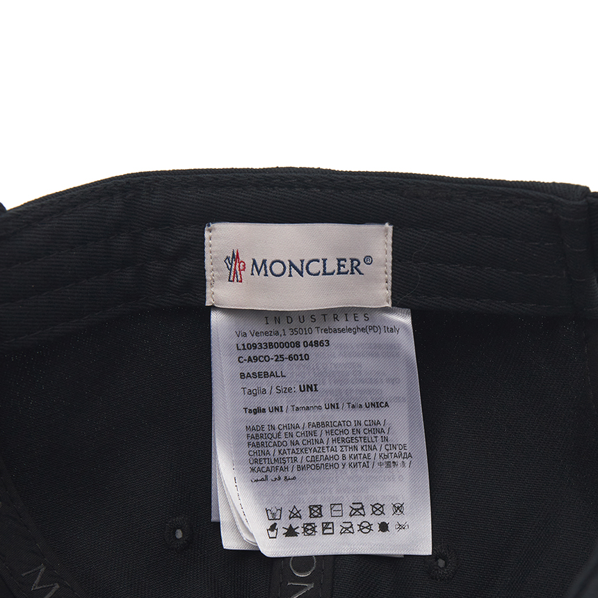 몽클레어(MONCLER) 캡모자 (남여공용) 3B00008 04863 999 L1093