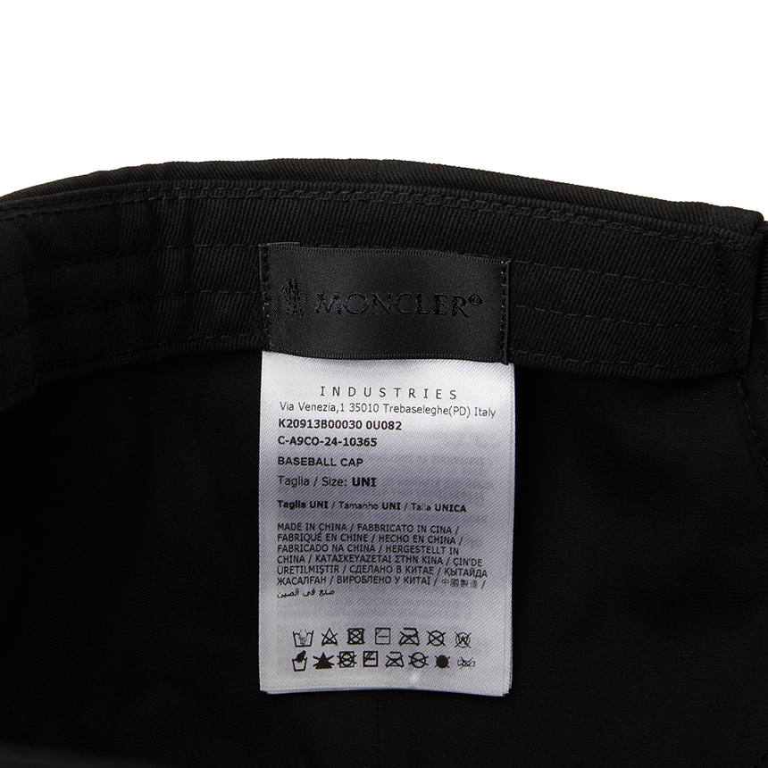 몽클레어(MONCLER) 남성 캡모자 3B00030 0U082 999 K2091