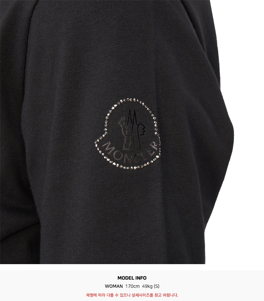 몽클레어(MONCLER) 여성 반팔티셔츠 8C00020 89AIJ 999
