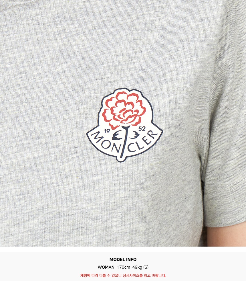몽클레어(MONCLER) 여성 반팔티셔츠 8C00023 89AJS 979 K2093