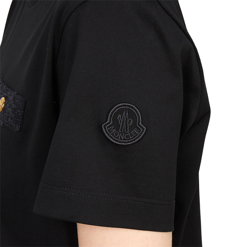 몽클레어(MONCLER) 모크 포켓 여성 반팔티셔츠 8C00023 89B9B 999 8C00023 89B9B 999 L1093