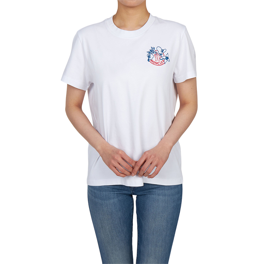 몽클레어(MONCLER) 여성 반팔티셔츠 8C00056 89AUG 00A 8C00056 89AUG 00A L1093