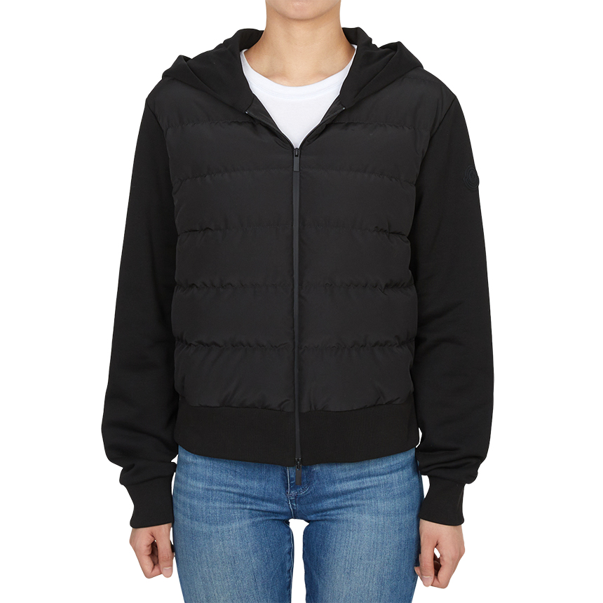 몽클레어(MONCLER) 여성 패딩 후드 집업 8G00012 89B02 999 K2093