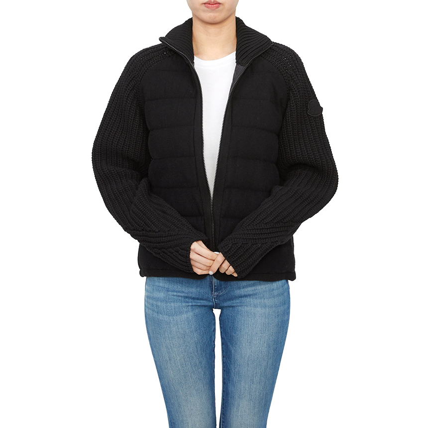 몽클레어(MONCLER) 여성 패딩 집업 가디건 9B00031 M1241 999