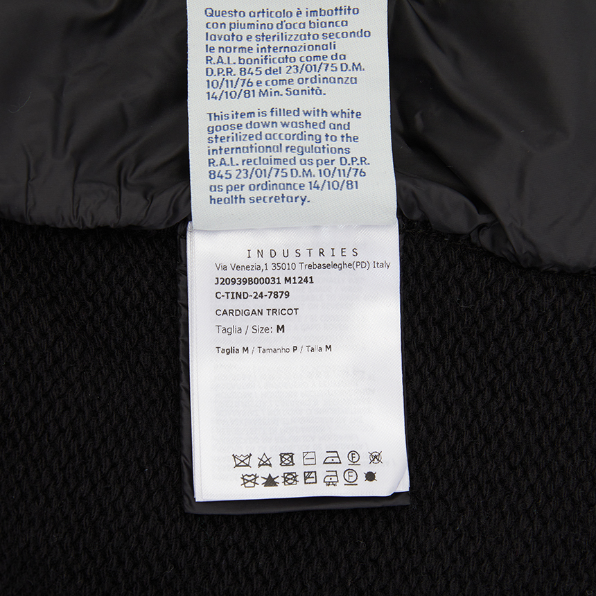 몽클레어(MONCLER) 여성 패딩 집업 가디건 9B00031 M1241 999