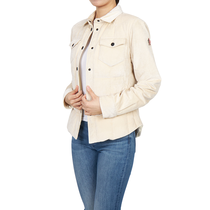몽클레어 그레노블(MONCLER GRENOBLE) 낭기 코듀로이 여성 패딩 자켓 1G00006 598US 21I K2098