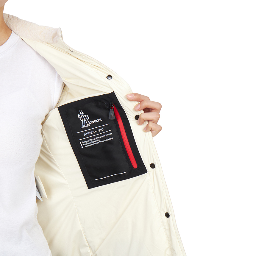 몽클레어 그레노블(MONCLER GRENOBLE) 낭기 코듀로이 여성 패딩 자켓 1G00006 598US 21I K2098