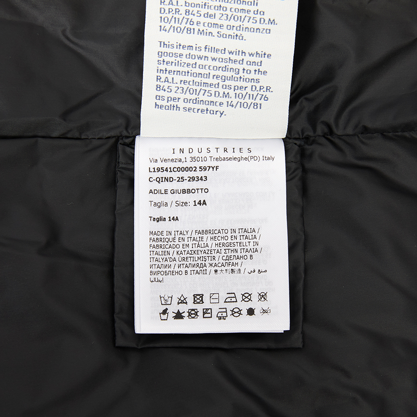 몽클레어키즈(MONCLER KIDS) 아딜레 패딩 점퍼 (성인착용가능) 1C00002 597YF 999 12A14A