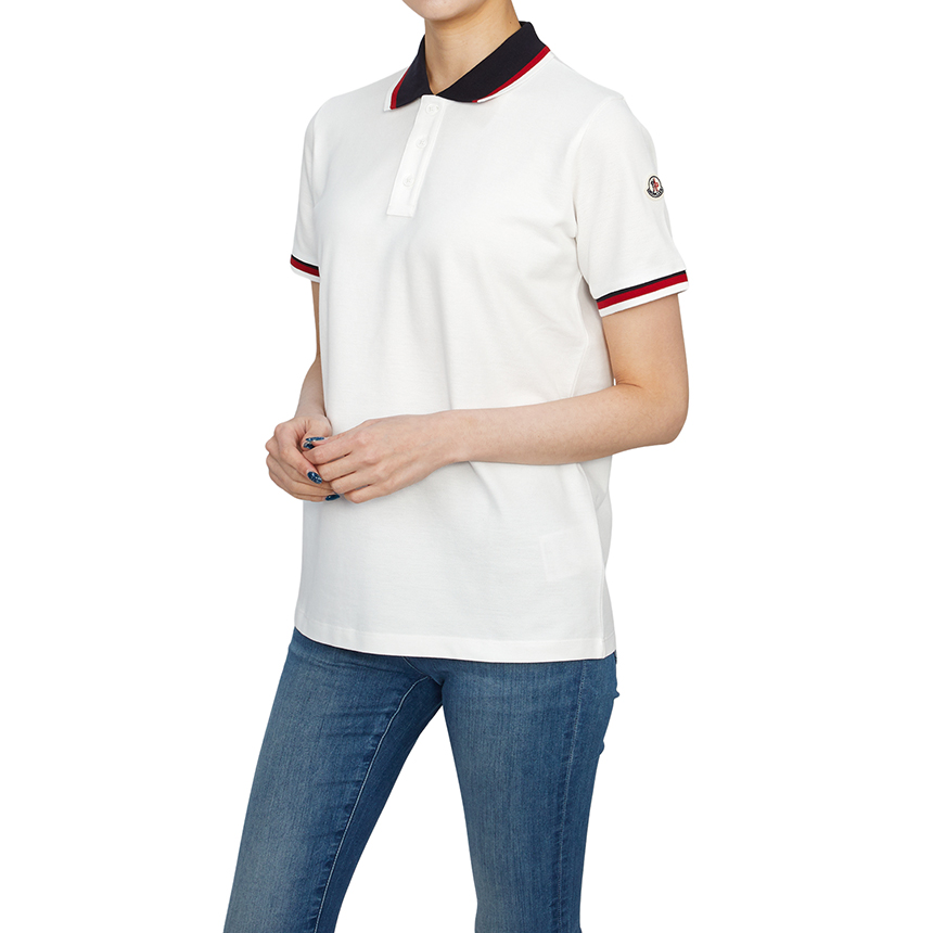 몽클레어키즈(MONCLER KIDS) 카라 반팔티셔츠 (성인착용가능) 8A00002 89ALK 034 12A14A