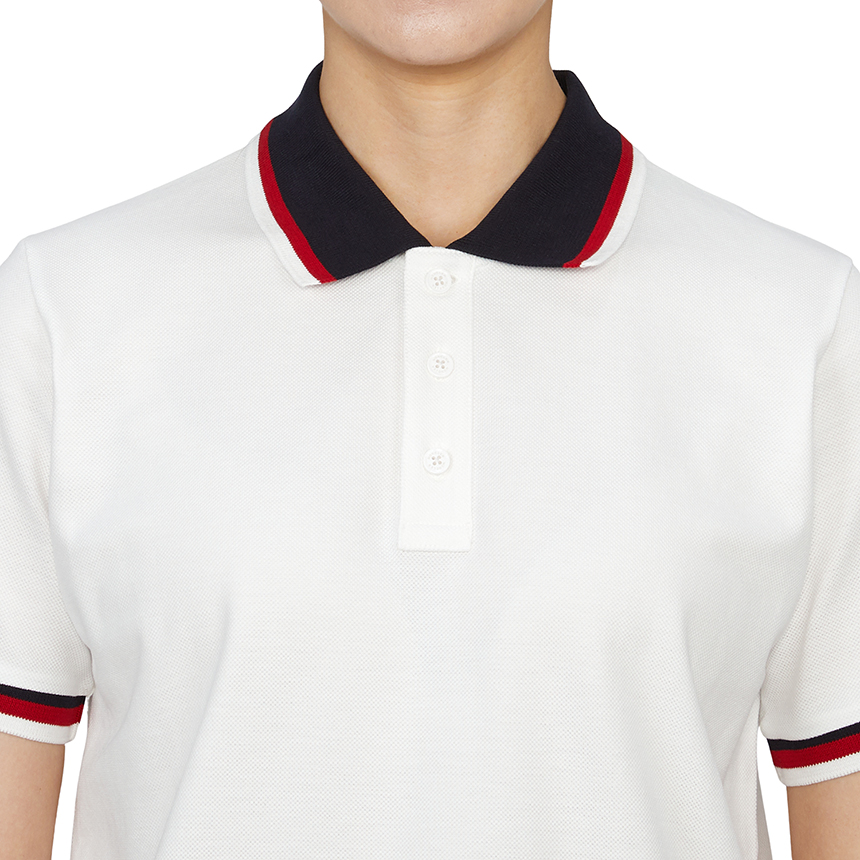 몽클레어키즈(MONCLER KIDS) 카라 반팔티셔츠 (성인착용가능) 8A00002 89ALK 034 12A14A