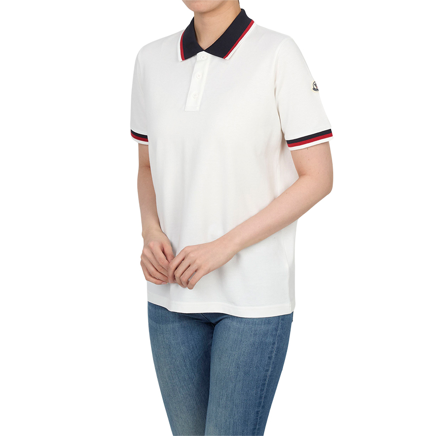 몽클레어키즈(MONCLER KIDS) 카라 반팔티셔츠 (성인착용가능) 8A00003 8496W 034 12A14A