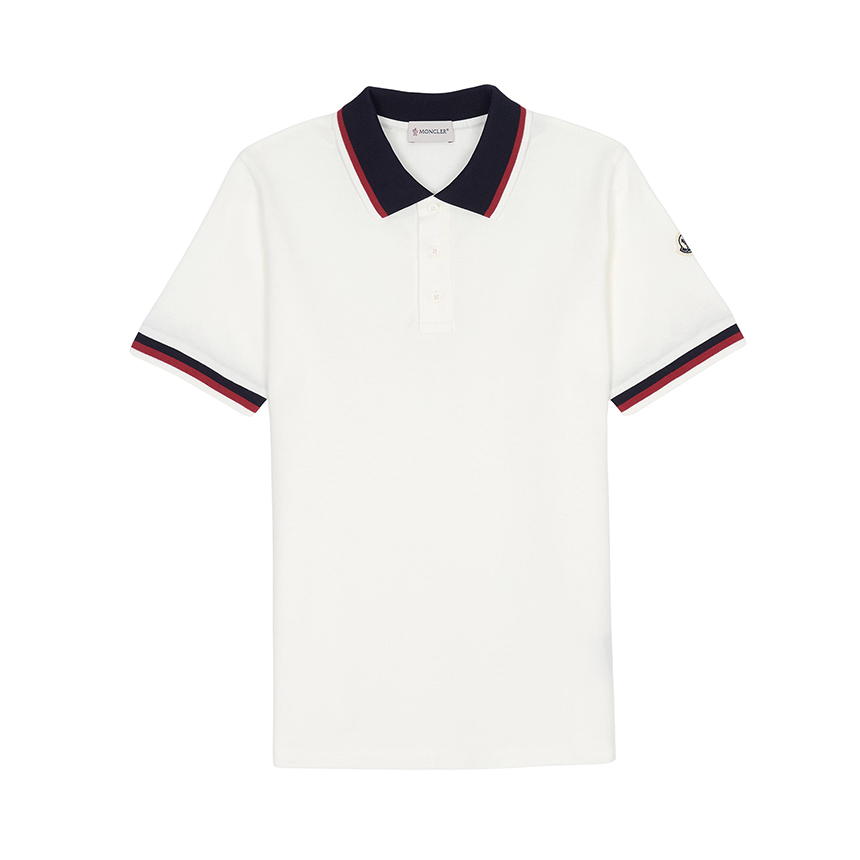 몽클레어키즈(MONCLER KIDS) 카라 반팔티셔츠 (성인착용가능) 8A00003 8496W 034 12A14A