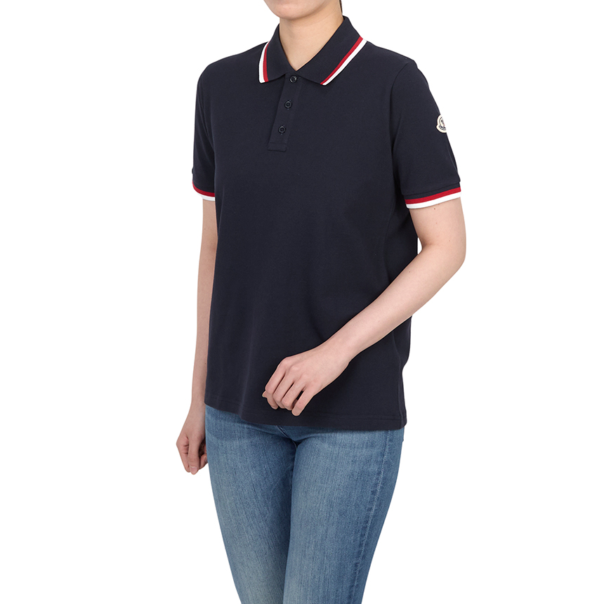 몽클레어키즈(MONCLER KIDS) 카라 반팔티셔츠 (성인착용가능) 8A00003 8496W 778 12A14A