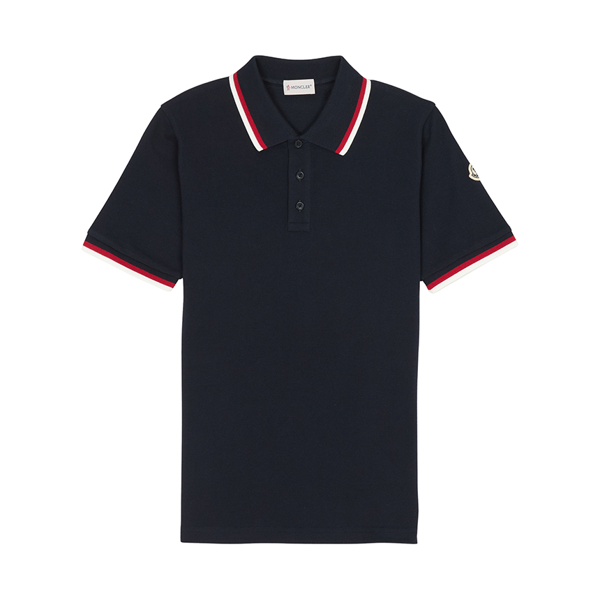 몽클레어키즈(MONCLER KIDS) 카라 반팔티셔츠 (성인착용가능) 8A00003 8496W 778 12A14A