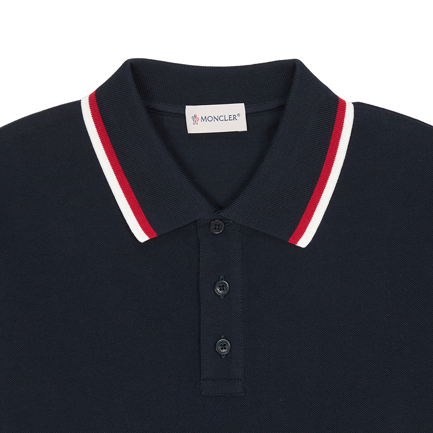 몽클레어키즈(MONCLER KIDS) 카라 반팔티셔츠 (성인착용가능) 8A00003 8496W 778 12A14A