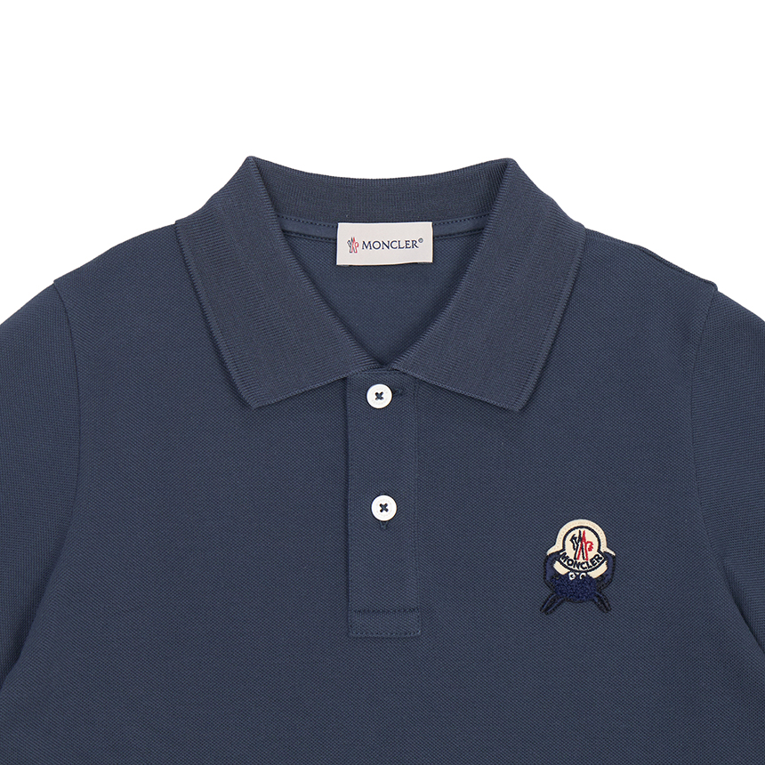 몽클레어키즈(MONCLER KIDS) 카라 반팔티셔츠 (성인착용가능) 8A00009 8496W 746 12A14A