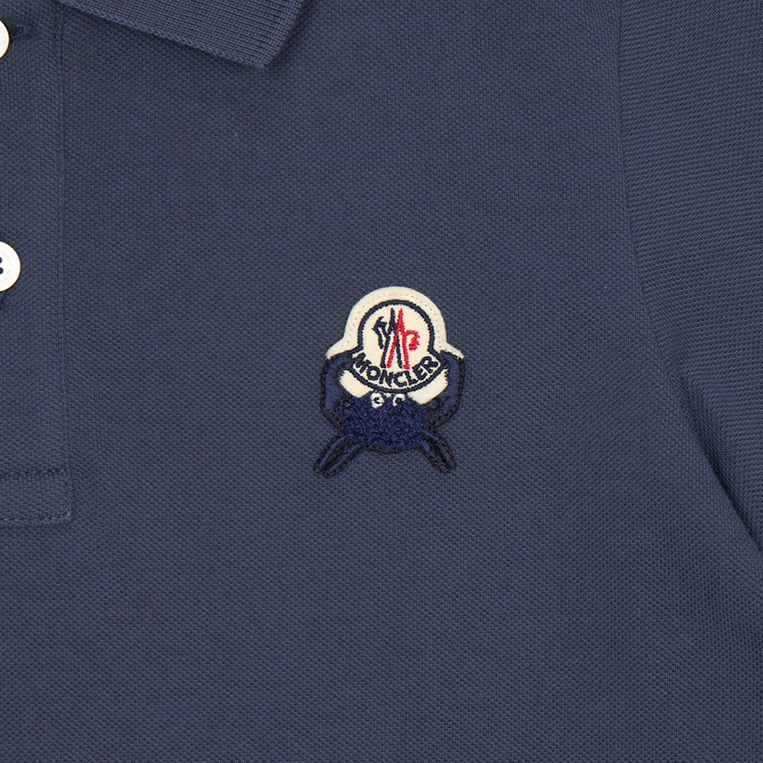 몽클레어키즈(MONCLER KIDS) 카라 반팔티셔츠 8A00009 8496W 746 6A8A10A