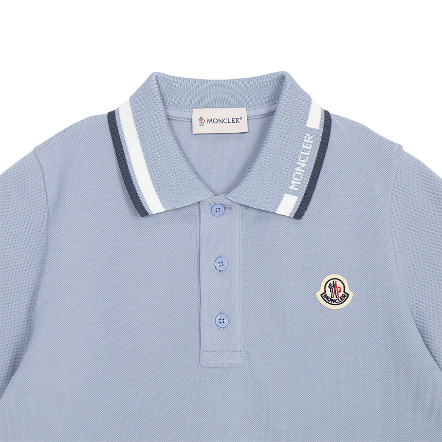 몽클레어키즈(MONCLER KIDS) 카라 반팔티셔츠 8A00012 8496W 715 6A8A10A