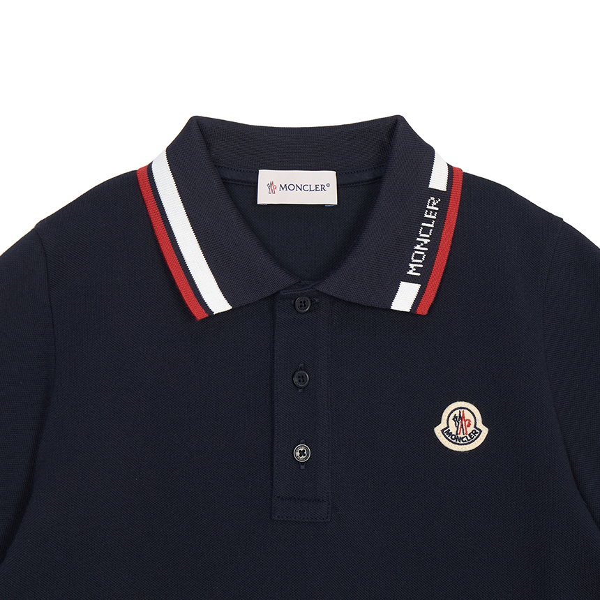 몽클레어키즈(MONCLER KIDS) 카라 반팔티셔츠 (성인착용가능) 8A00012 8496W 778 6A8A10A