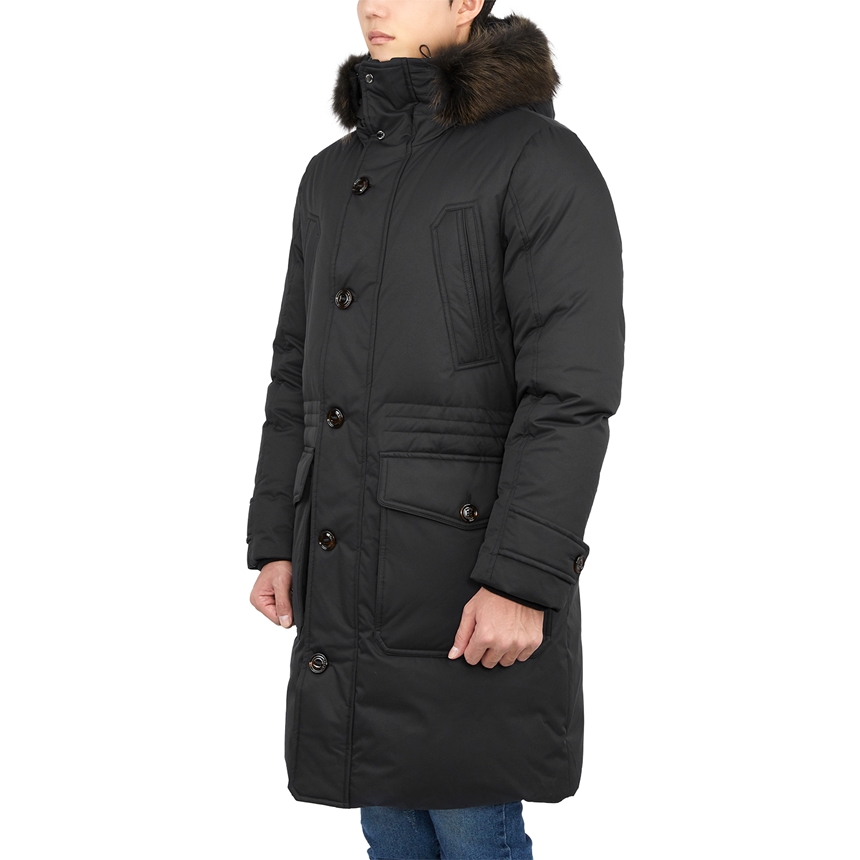 무레르(MOORER) 헬싱키 남성 패딩 점퍼 HELSINKY ADS NERO