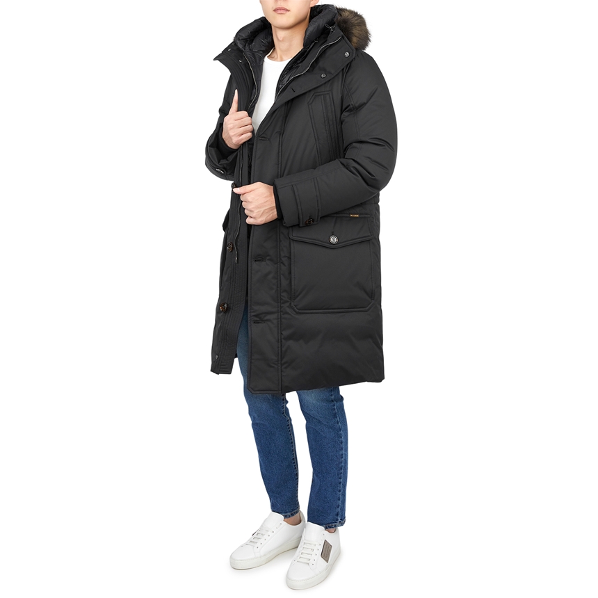 무레르(MOORER) 헬싱키 남성 패딩 점퍼 HELSINKY ADS NERO