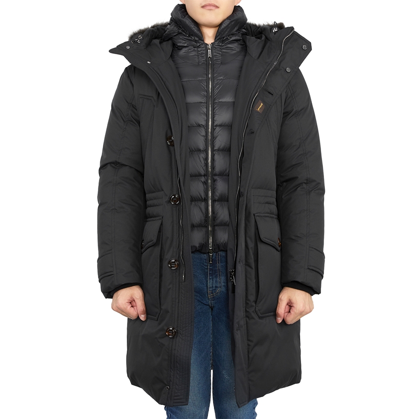무레르(MOORER) 헬싱키 남성 패딩 점퍼 HELSINKY ADS NERO