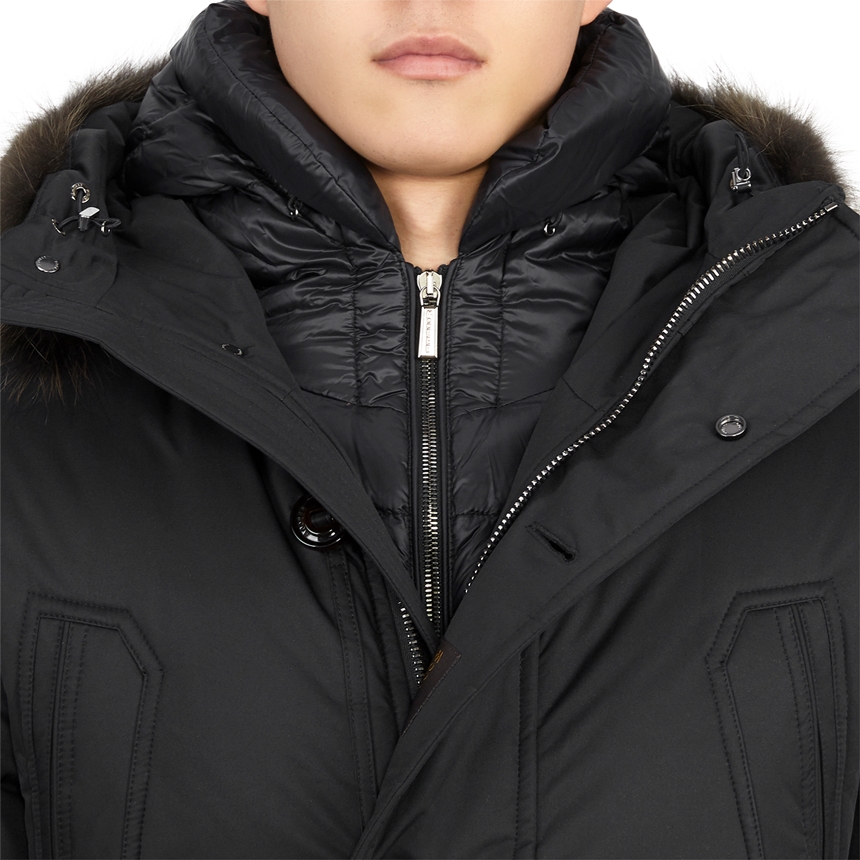 무레르(MOORER) 헬싱키 남성 패딩 점퍼 HELSINKY ADS NERO