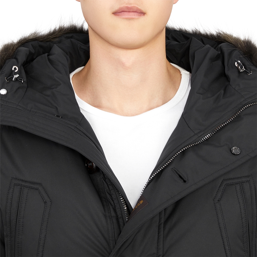 무레르(MOORER) 헬싱키 남성 패딩 점퍼 HELSINKY ADS NERO