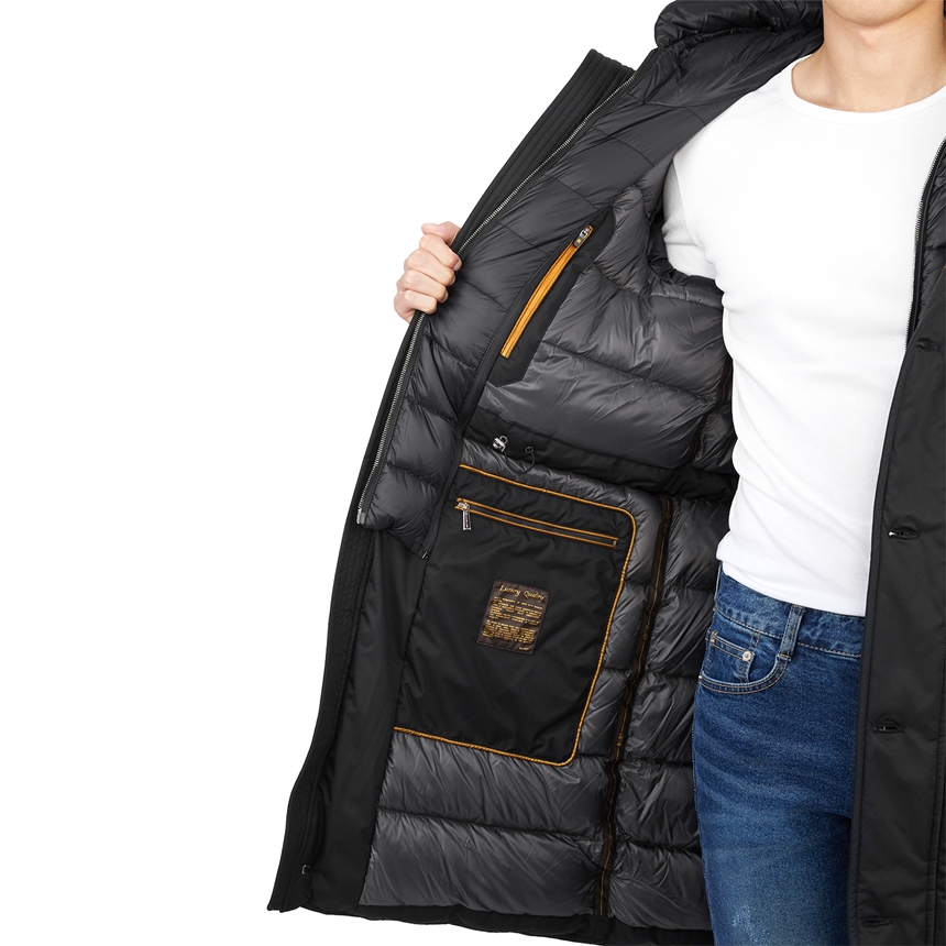 무레르(MOORER) 헬싱키 남성 패딩 점퍼 HELSINKY ADS NERO