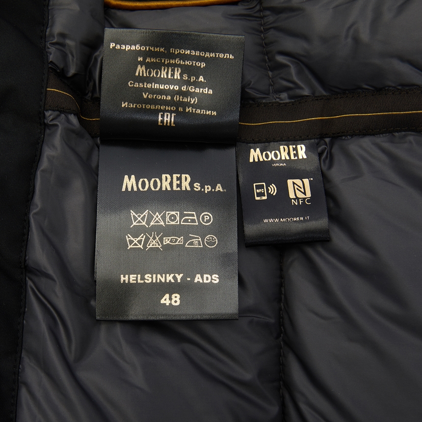 무레르(MOORER) 헬싱키 남성 패딩 점퍼 HELSINKY ADS NERO