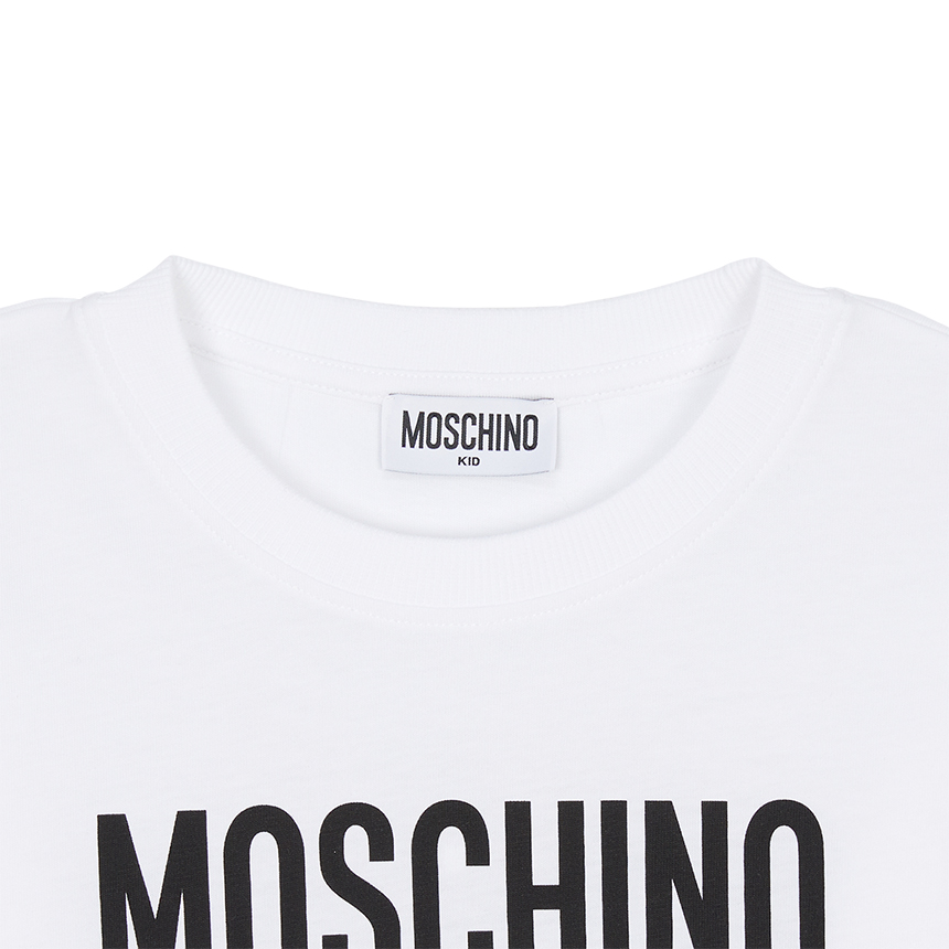 모스키노키즈(MOSCHINO KIDS) 반팔티셔츠 H6M05G LAA23 10101