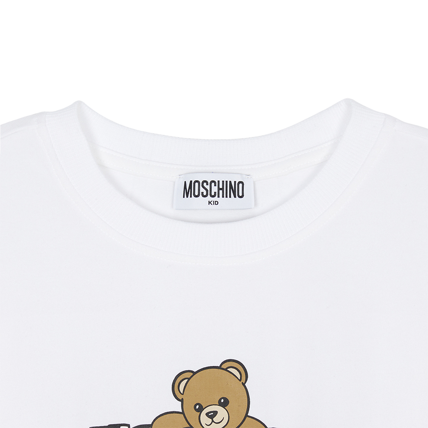 모스키노키즈(MOSCHINO KIDS) 반팔티셔츠 HDM072 LBA00 10101