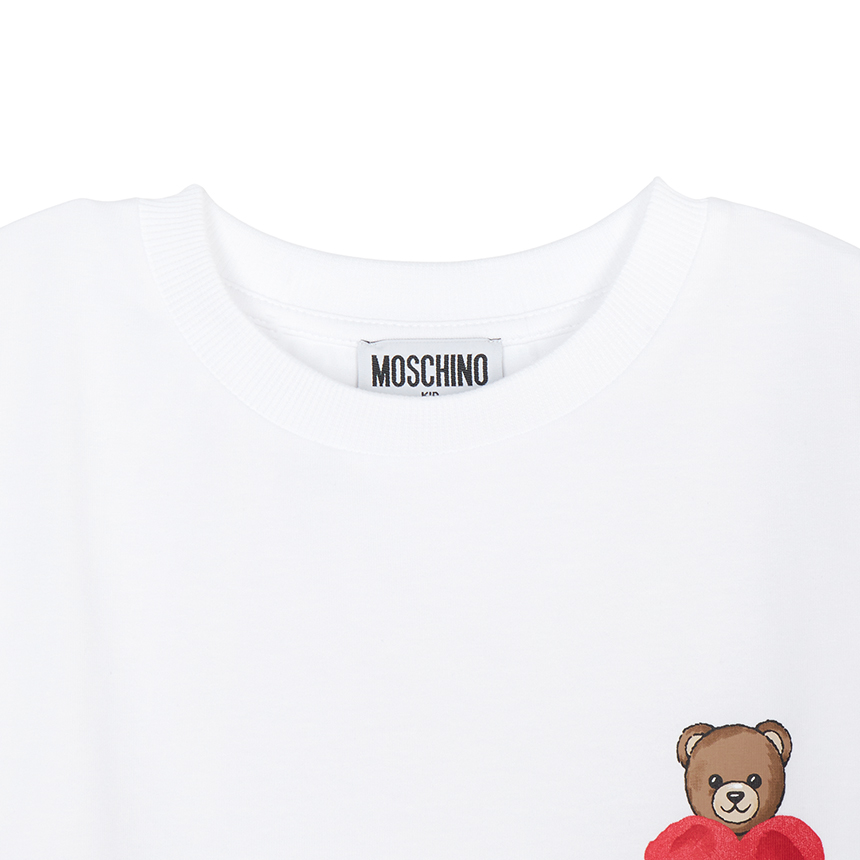 모스키노키즈(MOSCHINO KIDS) 반팔티셔츠 (성인착용가능) HDM076 LBA00 10101